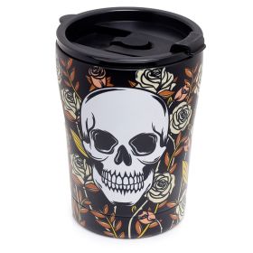 Skulls & Roses Hot & Cold Insulated Cup 300ml Skulls & Roses Hot & Cold Insulated Cup 300ml