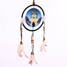 Cosmic Wolf Dreamcatcher 16cm Cosmic Wolf Dreamcatcher 16cm