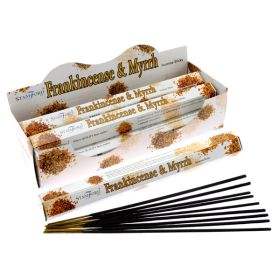 37112 Stamford Premium Hex Incense Sticks Frankincense & Myrrh 37112 Stamford Premium Hex Incense Sticks Frankincense & Myrrh