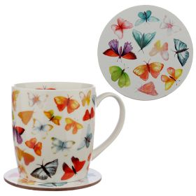 Butterfly House Pick of the Bunch Porcelain Mug & Coaster Set Butterfly House Pick of the Bunch Porcelain Mug & Coaster Set