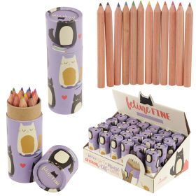 Feline Fine Cat Design Pencil Pot with Pencils Feline Fine Cat Design Pencil Pot with Pencils