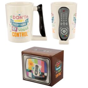 TV Remote Control Ceramic Shaped Handle Mug TV Remote Control Ceramic Shaped Handle Mug