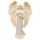 Cream Standing Angel Figurine 17cm