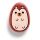 Adoramals Forest Mitzi the Hedgehog Shaped Bamboo Hair Brush