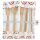 Somewhere Rainbow 100% Natural Bamboo Cutlery 6 Piece Set 