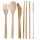 Peony Pick of the Bunch 100% Natural Bamboo Cutlery 6 Piece Set