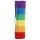 Somewhere Rainbow Stripes 100% Natural Bamboo Cutlery 6 Piece Set
