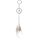 Mini Feather Dreamcatcher Key Ring with Beads