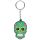 Day of the Dead Skull PVC Keyring