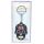 Day of the Dead Skull PVC Keyring