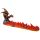 Red Dragon Volcano Ashcatcher Incense Stick Burner