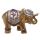 Metallic Glitter Lucky Elephant Incense Stick Holder