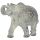 Brushed White Medium Thai Elephant Figurine