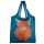 Foldable Reusable Shopping Bag Highland Coo Cow