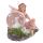 Flower Fairy Sitting Snow Globe