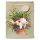 Kim Haskins Floral Cat in Plant Pot Green Gift Bag Large