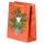 Kim Haskins Floral Cat in Fern Red Gift Bag Large