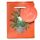 Kim Haskins Floral Cat in Fern Red Gift Bag Small