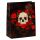 Skulls and Roses Red Roses Gift Bag Large