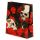 Skulls and Roses Red Roses Gift Bag Extra Large