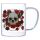 Skulls and Roses Glass Mug