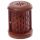 Sheesham Wood Carved Barrel Incense Cone Burner with Door