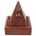 Sheesham Wood Pyramid Incense Cone Burner Box with Buddha
