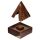 Sheesham Wood Pyramid Incense Cone Burner Box with Elephant