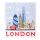 London Souvenir Surprise 48pc Recycled Kids Jigsaw Puzzle