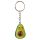 Kawaii Avocado Set of 2 Keyrings