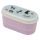Catch Patch Dog Stacked Bento Box Lunch Box with Cutlery