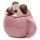 Mopps Pug Peeping Lid Ceramic Lidded Animal Mug
