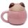 Mopps Pug Peeping Lid Ceramic Lidded Animal Mug