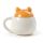 Shiba Inu Peeping Lid Ceramic Lidded Animal Mug