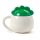 Adoramals Green Dinosaur Peeping Lid Ceramic Lidded Animal Mug
