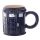 Round Police Box Ceramic Shaped Mug