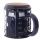 Round Police Box Ceramic Shaped Mug