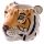 Tiger Head Ceramic Shaped Mug