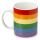 Somewhere Rainbow Flag Porcelain Mug
