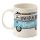 Volkswagen VW T1 Camper Bus Surf Begins Porcelain Mug
