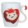 Lion Zooniverse Ceramic Tail Shaped Handle Mug