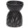 Eden Grass Design Black Ceramic Oil & Wax Burner