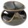 Abstract Dark Mottled Ceramic Oil Burner