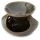Abstract Dark Mottled Ceramic Oil Burner