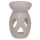 Eden White Simple Tear Drop Cut-Out Ceramic Oil & Wax Burner