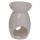 Eden White Simple Tear Drop Cut-Out Ceramic Oil & Wax Burner