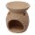 Eden Ceramic Oil Burner with Embossed Triangle Pattern