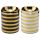 Eden Metallic Gold Stripe Ceramic Mini Oil Burner