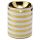 Eden Metallic Gold Stripe Ceramic Mini Oil Burner