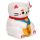 White Maneki Neko Lucky Cat Ceramic Oil Burner